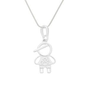 Colar Filho com Zircônia em Prata 925